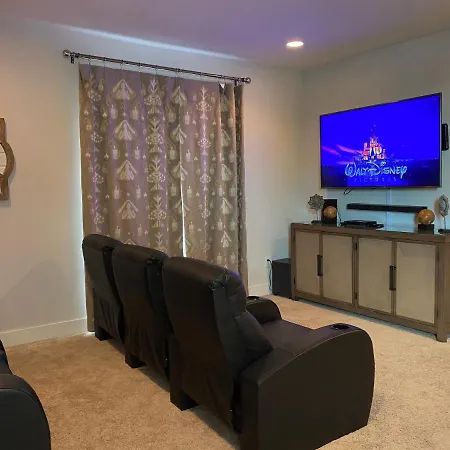 Luxurious Modern Villa Near Disney With Theater, Pool And Spa In Encore Resort At Reunion Orlando Exterior photo